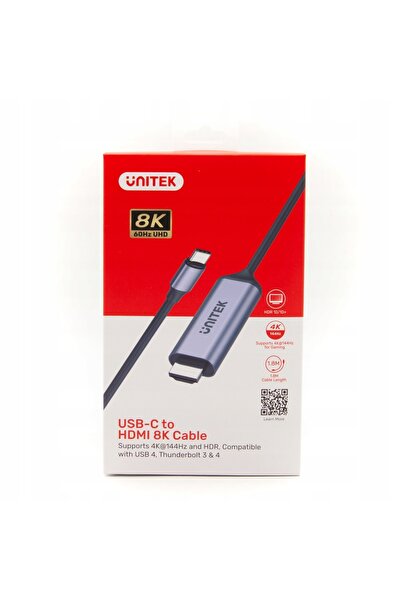 Unitek Adaptor USB-C la HDMI 2.1 8K 1.8m