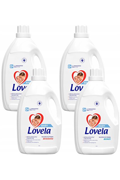 NO BRAND Lovela Baby Detergent lichid hipoalergenic Lapte Alb pentru copii 2,...