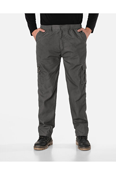 NO BRAND Pantaloni bărbați de drumeție militari cu buzunare cargo 7301-4 3XL