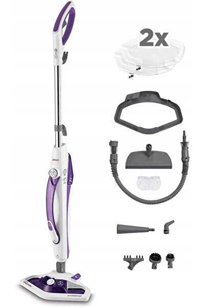 NO BRAND Mop cu aburi 1500W 0.3L 15W1 Curățător cu aburi portabil Reglamentar...
