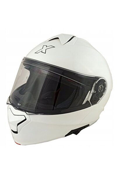 Roxar Casca Moto Paname EVO P/J Flip Up M Alb Lucios