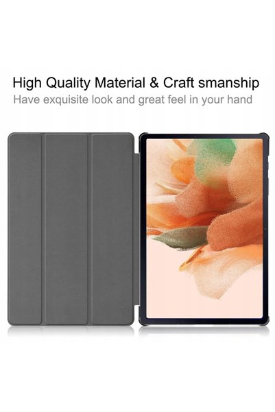 NO BRAND Husă din piele pentru Samsung Galaxy Tab S7 Fe 12.4 " (Sm-T730 / T733)