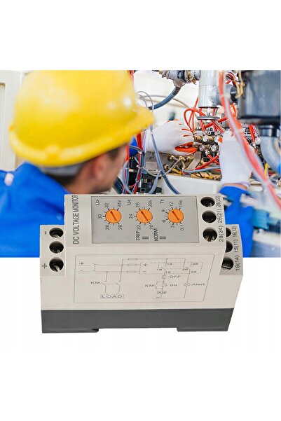 NO BRAND Releu Dvrd pentru monitorizarea tensiunii DC 24V monitorizate