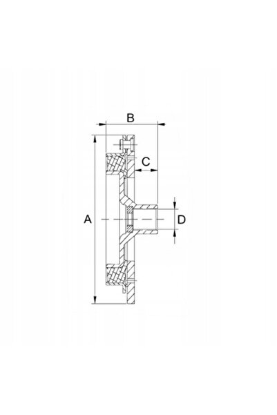 NO BRAND Amortizor cu disc Denso 6Se 7Se 6Sb
