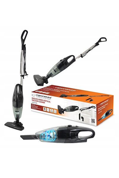 NO BRAND Aspirator vertical fără sac, cu fir, portabil, puternic, 2 în 1, 600...
