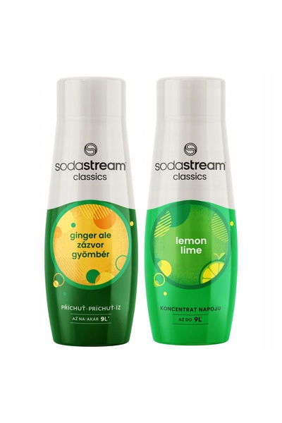 sodastream Imbir Ghimbir + Cytryna Limonka Sirop pentru Concentrat Saturator