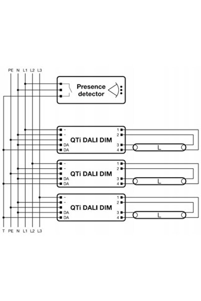 NO BRAND Balast electronic Qtidali 1X58W/220-240 Dim Osram