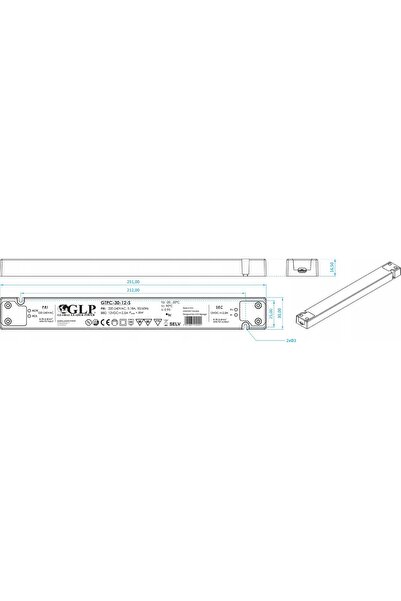 NO BRAND Sursă de alimentare cu impulsuri 12V/2.5A-Gtpcs