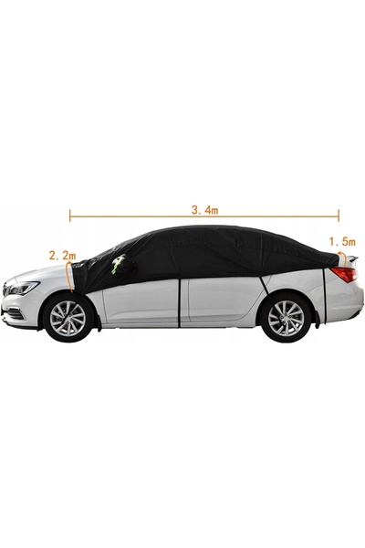 NO BRAND Semi-garaj pentru protecția parbrizului auto 340 X 160 cm UV