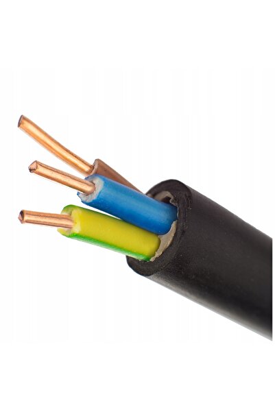 NO BRAND Cablu Yky 3X2,5 Negru Cupru O10,6mm Elpar 150m