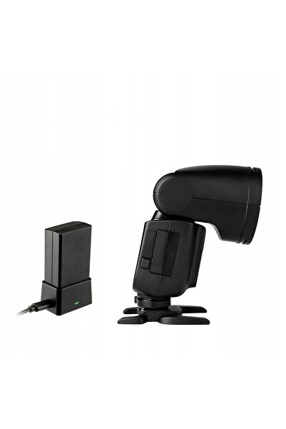 NO BRAND Bliț rotund TTL v1s cu baterie litiu pentru camere Sony