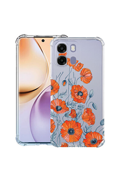 bestcase ®   Husă Antișoc pentru Realme 16 Pro Plus, Florală - Poppy Minimali...