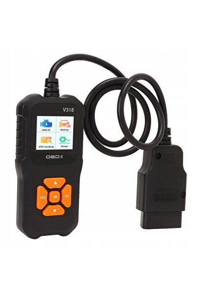 NO BRAND Scanner OBD2 V318 pentru diagnosticarea defecțiunilor auto cu ecran ...