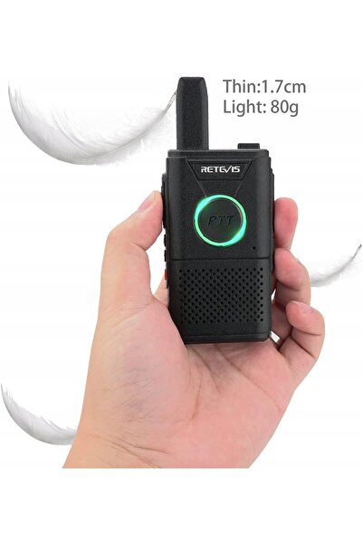 NO BRAND Retevis Rt618, Walkie Talkie cu 16 canale, Vox Dual PTT, Cablu USB p...