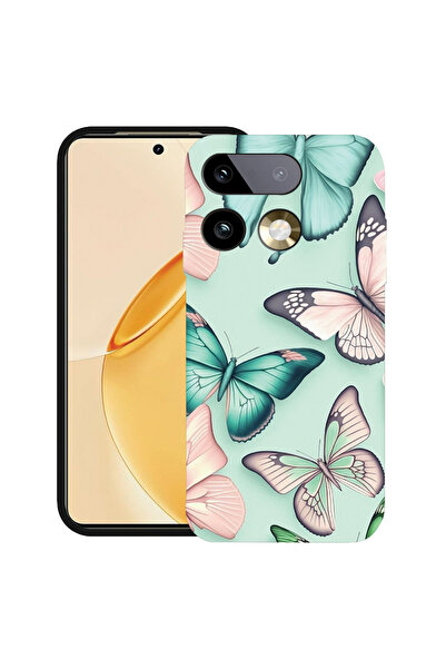 bestcase ®   Husă TPU Ultra Subțire pentru Realme 16 Pro 5G, Model Fluture, 3...