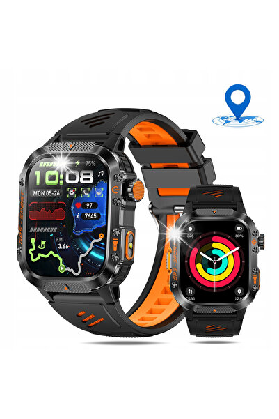 NO BRAND Smartwatch Bărbați, Smartwatch GPS, Sport, Rezistent la apă 30m, Men...
