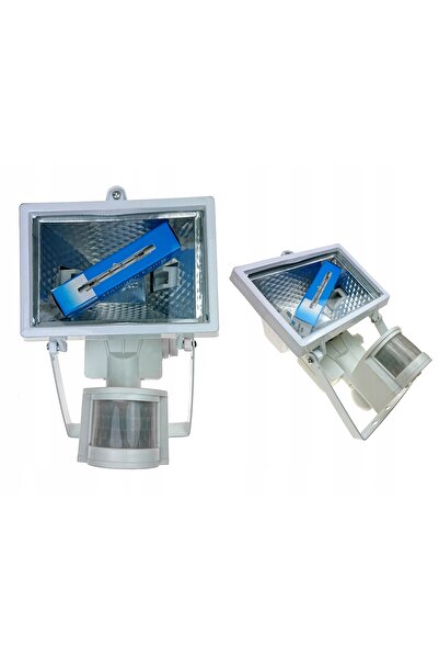 NO BRAND Lampă halogen cu senzor de mișcare, de la amurg la zori, 230V, suspe...