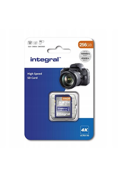NO BRAND Card de memorie Integral SDXC 256GB UHS-I U3 V30 100MB/s