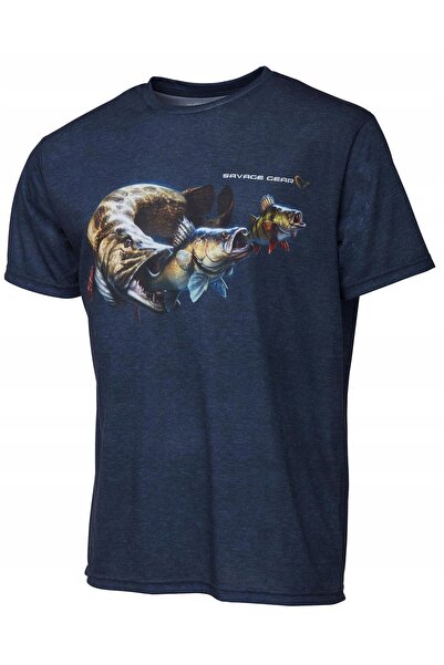 Savage Gear Tricou cannibal albastru respirabil S