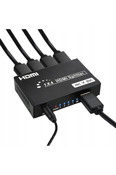 NO BRAND Splitter HDMI 1x4 Audio 4K*2K 3D Full HD