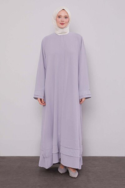 Levidor Gray Skirted Hem Layered Ferace