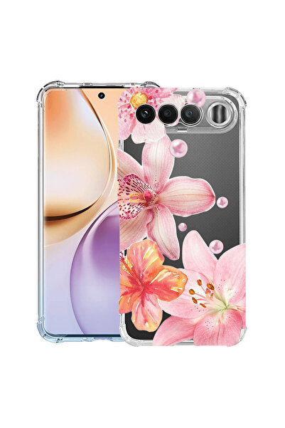 bestcase ®   Противоударен калъф Husa за Realme 16, Флорален - Естетична елег...