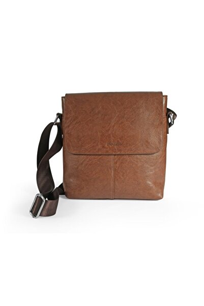 Scrikss Dr8020-L2 Postman Mini Postman Bag Light Brown 28X25X7 cm