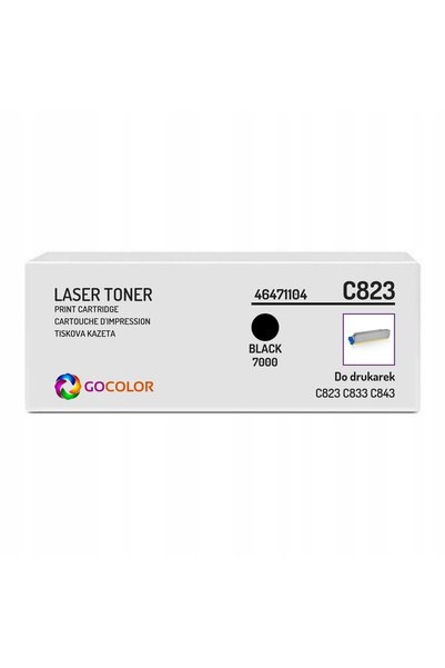 NO BRAND Toner NOU 46471104 Negru pentru OKI C823 C833 C843