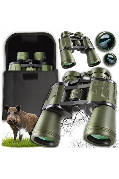 NO BRAND Binoclu 20X50 Bak-4 Militar, pentru Vânătoare și Drumeții, Robust, c...