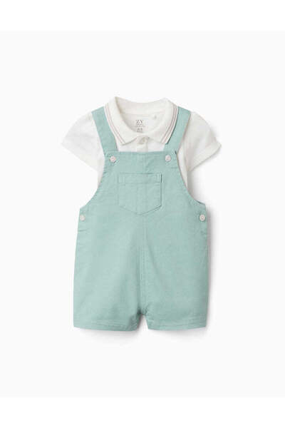 Ziddy Set Ss Body Overall, Light Green