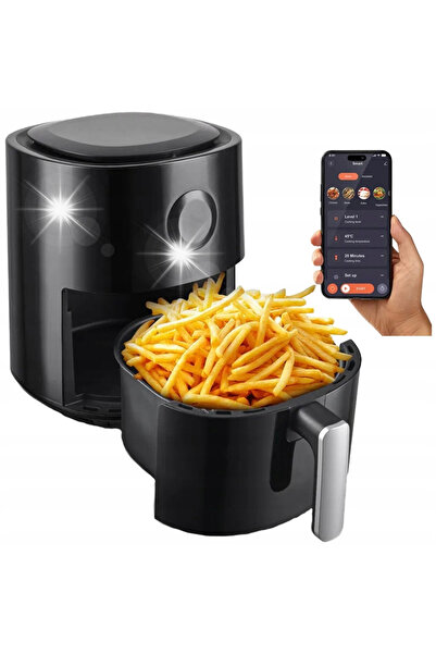 NO BRAND Smart Life Friteuză cu aer cald 4L Wifi Grill 1300W