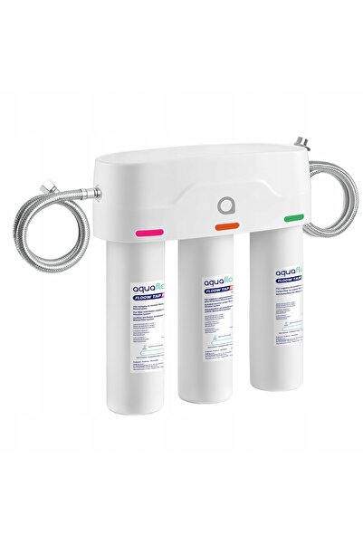 NO BRAND Aquafloow floow tap trio: sistem de filtrare triplu subacvatic + tem...
