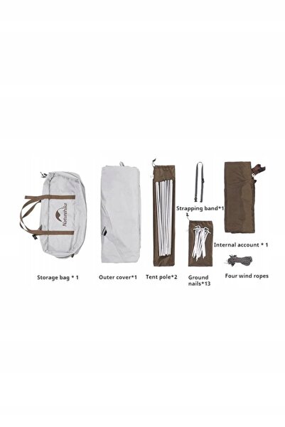 NO BRAND Cort Naturehike Cloud Creek 3 ediție vinil cnk2300zp024 maro