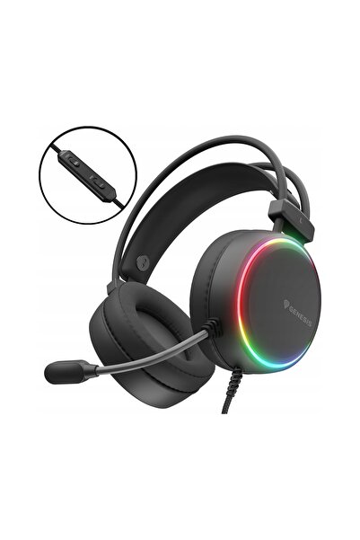 GENESIS ARTS Căști Genesis Neon 613 G2 RGB Negru
