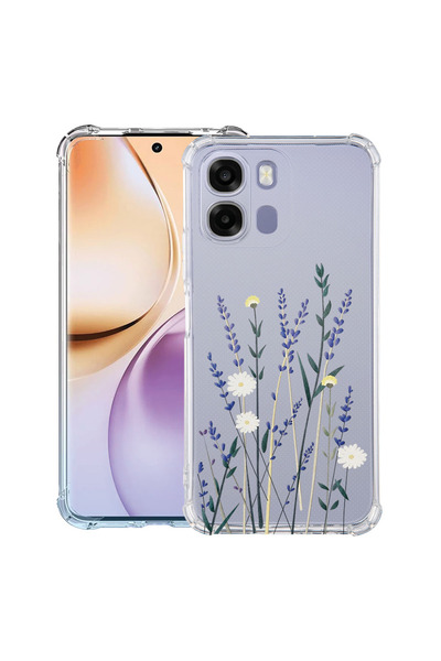 bestcase ® Husa Anti Shock Case For OPPO A6 / A6X / A6S, Floral - Minimalist ...