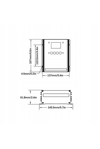 NO BRAND REGULATOR DE ÎNCĂRCARE SOLARĂ MPPT 12V/24V PWM PENTRU ENERGIE EOLIANĂ