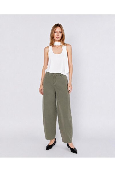 TENA Women's Çağla Shalwar Cut Gazi Stitched Balloon Pants