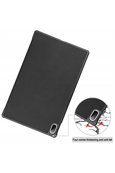 NO BRAND Husă tip carte din piele magnetică pentru Lenovo Pad P11 11.5 Negru