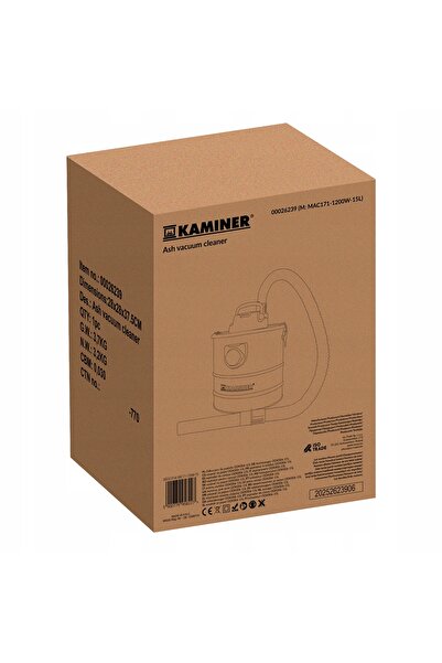 NO BRAND Aspirator industrial pentru cenușă Kaminar fără sac 15l 1200 W