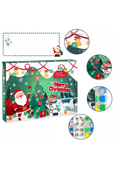 NO BRAND CALENDAR DE ADVENT 24 JOCURI DE LOGICĂ 3D GAMES DE GÂTĂNIT MINI-JOCU...