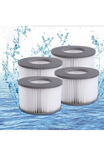 NO BRAND 4x cartușe filtrante mspa pentru jacuzzi și piscine gonflabile