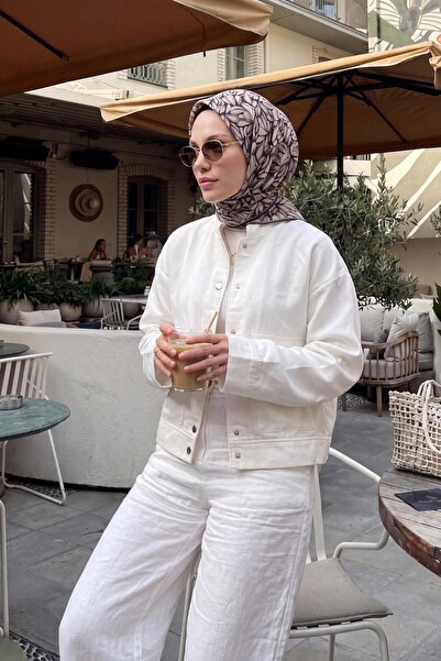 Silk Home وشاح ناعم باللون الأسود الحجري