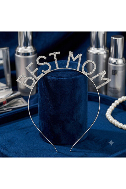 aşkın concept Cinsiyet Partisi ve Babyshower Kristal Taşlı Taç Best Mom Yazıl...