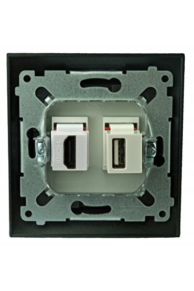 NO BRAND Priză de perete încastrată Simon 1 USB 1 HDMI