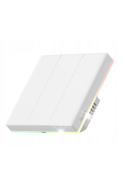 Sonoff Tx T5 3C Întrerupător tactil inteligent de perete LED Wi-Fi, întrerupă...