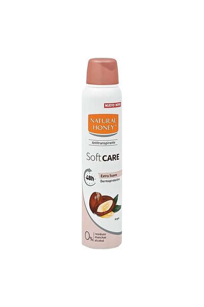 Natural Honey Antiperspirant Deodorant, Honey, 200 ml Soft Care