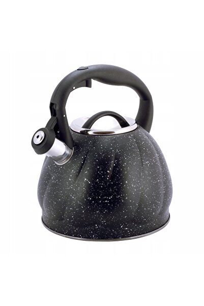 NO BRAND Fierbător din oțel inoxidabil cu fluier, pentru inducție și gaz, 3L,...