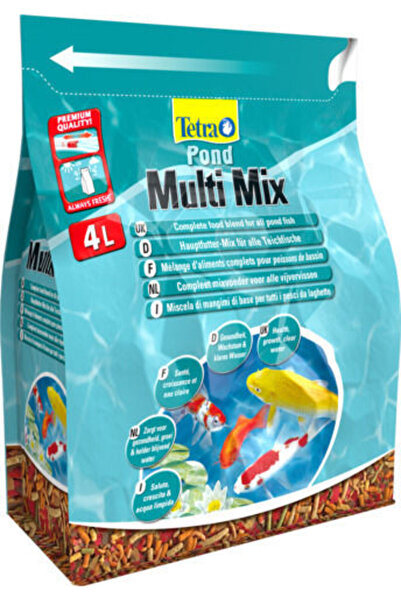 Tetra Pond Multi Mix Νιφάδες Τροφής για Ψάρια Γλυκού Νερού 4000ml 760gr Κωδικ...