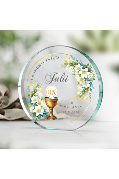 NO BRAND Statuetă Comuniune Suvenir Cadou Comuniune pentru Băiat Fată Imprimat
