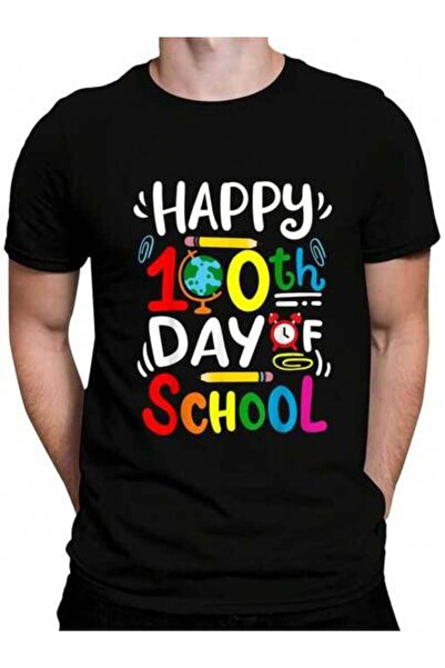 799 100% Cotton Happy 100th Day 100 Days Of School Teacher Student Women's Me...